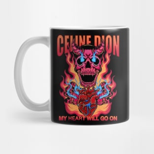 Celine dion flame Mug